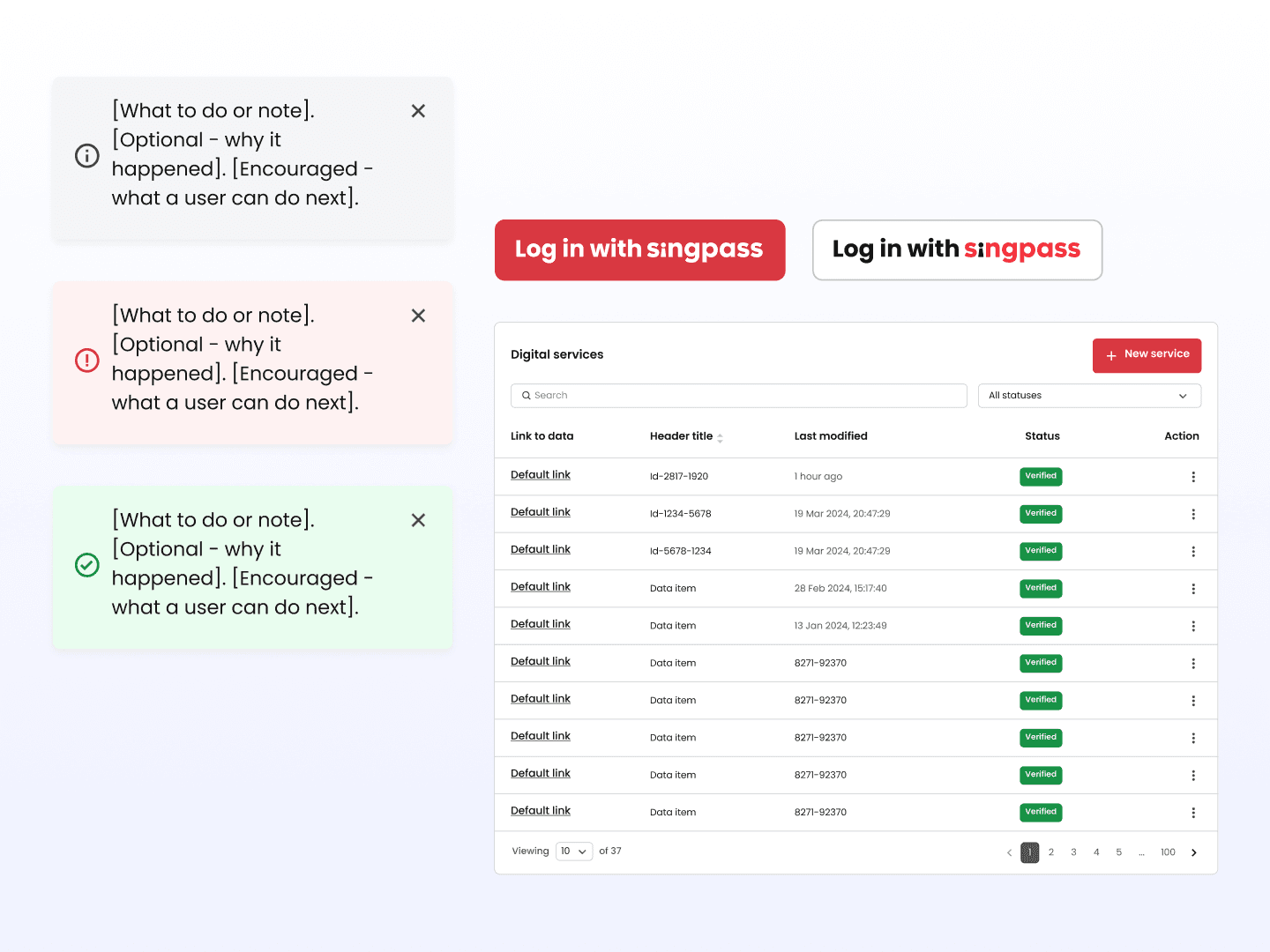 Singpass Design System