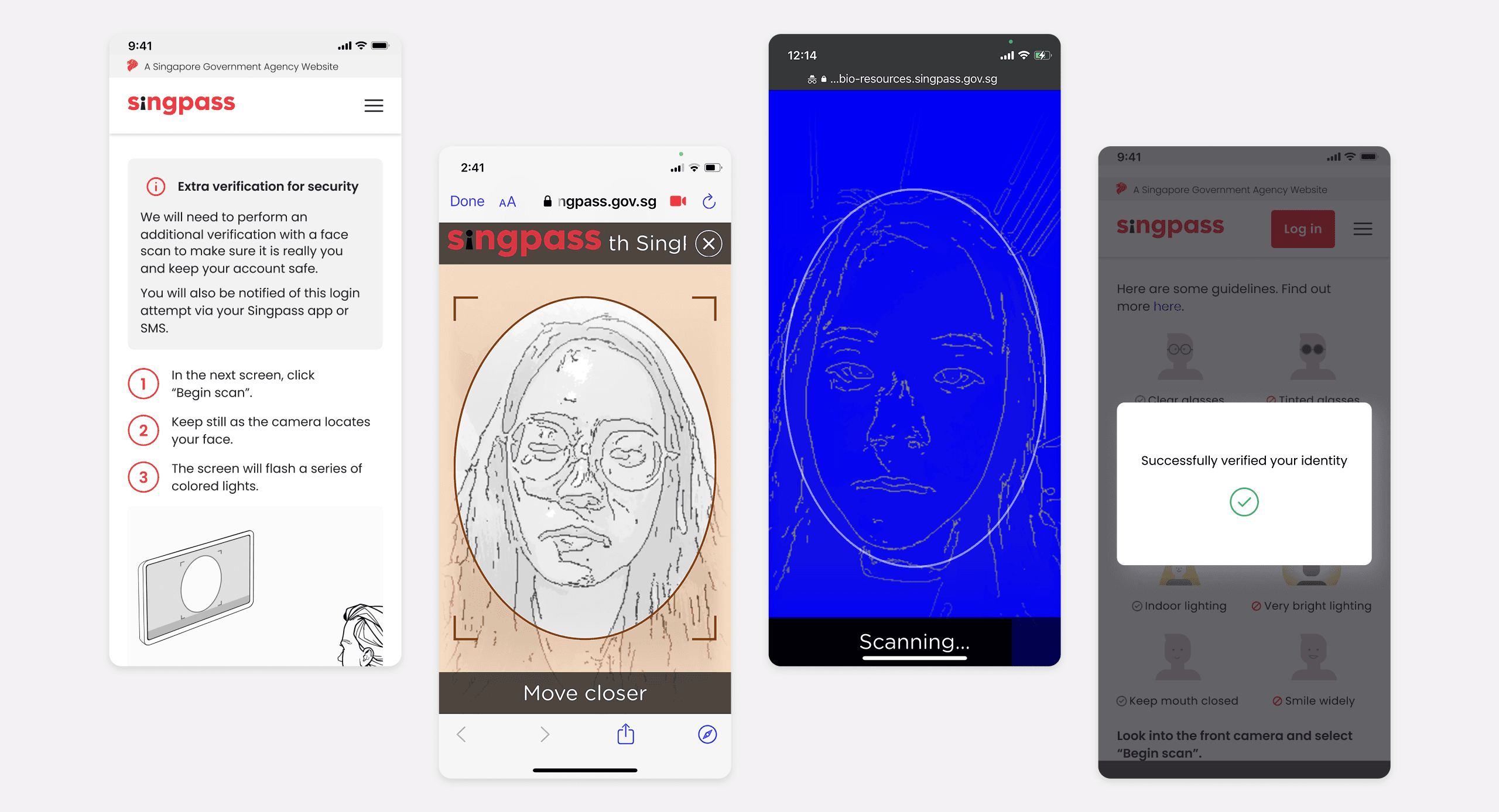 Existing Step Up Face Verification flow