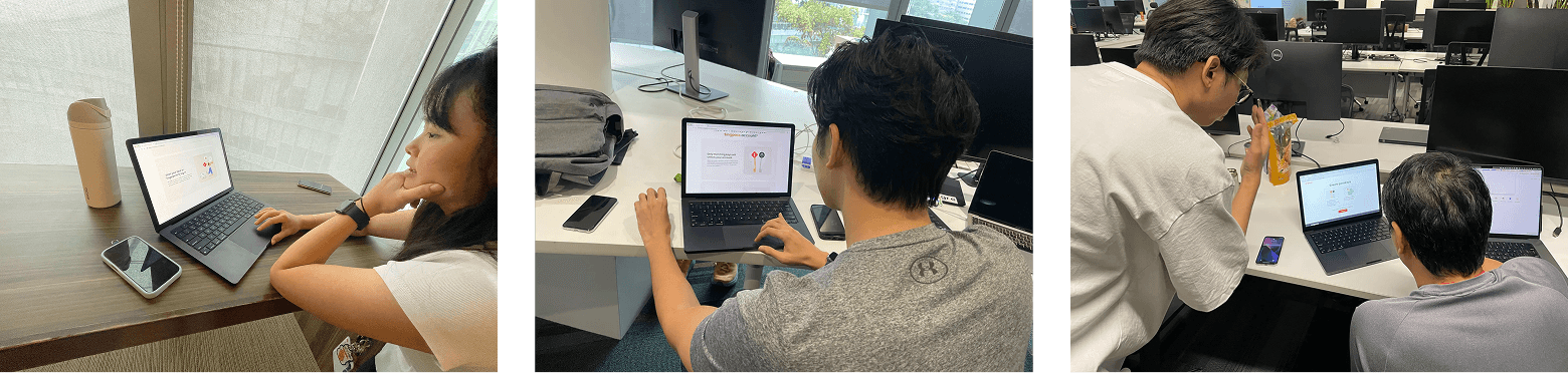 Guerrilla testing at GovTech